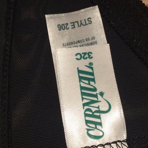 NWT $62 CARNIVAL INVISIBLE PLUNGE LONGLINE BRA 206 - Picture 7 of 8